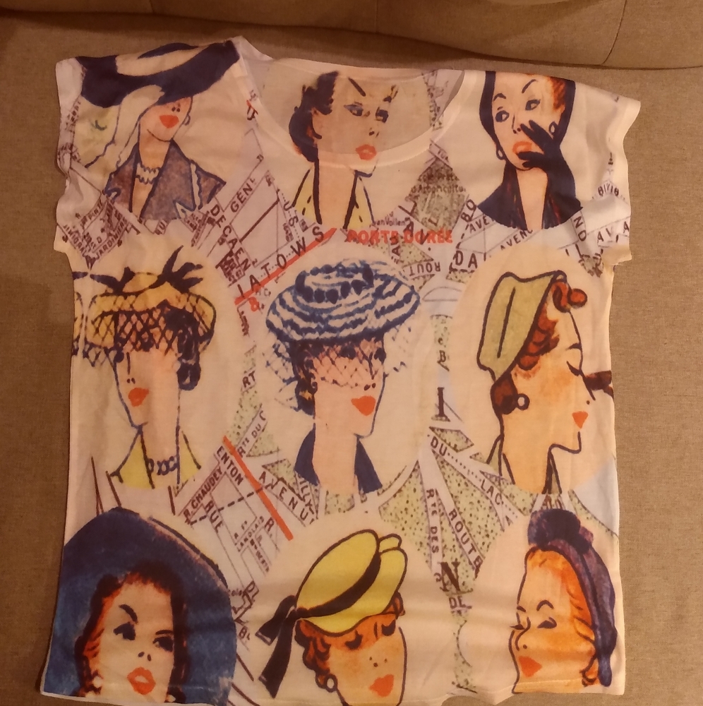 1950s vintage inspired classy lady graphic t-shirt
